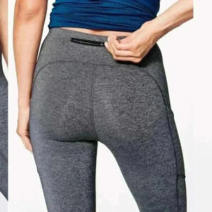 Lululemon Speed Up Crop *21"
Heathered Black leggings 6